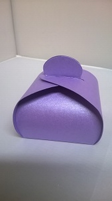 Bonbondoosje Metallic Paars