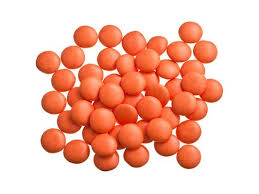 Smarties confetti oranje 1 kg