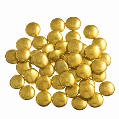 Smarties confetti goud metal 1 kg