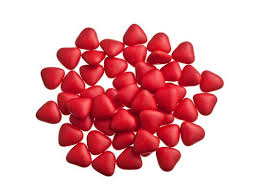 Smartie hartjes rood 1 kg