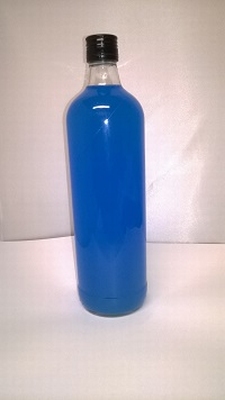 Jenever Curacao (Turqois) Mat - 1 liter 18%vol - enkel afhal
