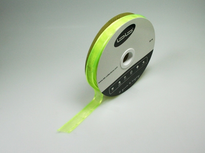 Luxe Voile Limoen Groen - 250 x 1,5 cm