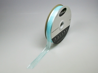 Luxe voile turqois 15 mm 25 meter