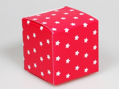 Sterretjes Rood Kubus (24 stuks)