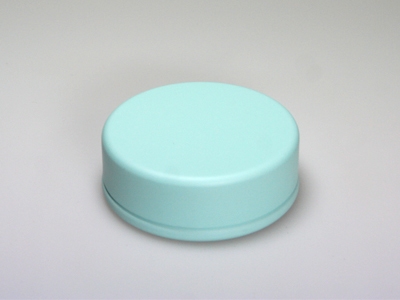 Aqua blik rond (24 stuks)