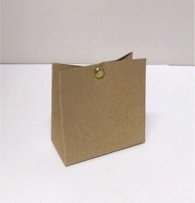 Breed tasje muskat new brown - € 0,80 /stuk - vanaf 10 st