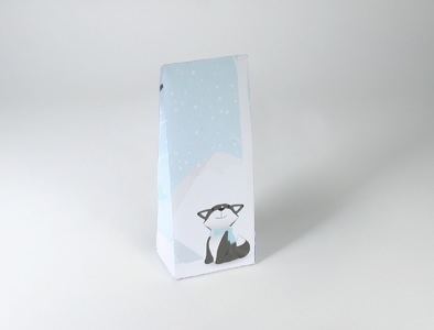 Cesar Fox Warm Grey Laag Tasje met Klepje (24 stuks)