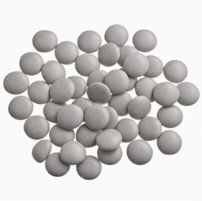 Mini Smarties Confetti Parelgrijs Gelakt - 1 kg