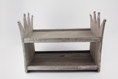 Kroonetagère hout