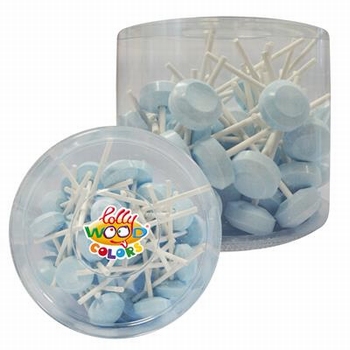 Lollywood Colors Dextrose Lollies Blauw 500gr (+-50 lollies)