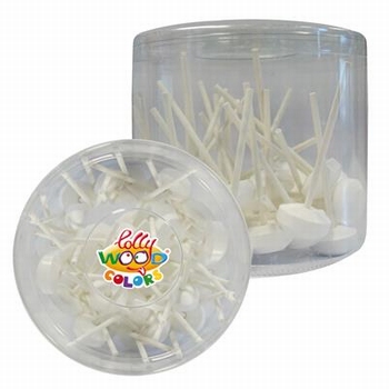 Lollywood Colors Dextrose Lollies Wit 500gr (+-50 lollies)