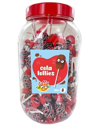 Cola Lollies Knotsen Candy Connection x100
