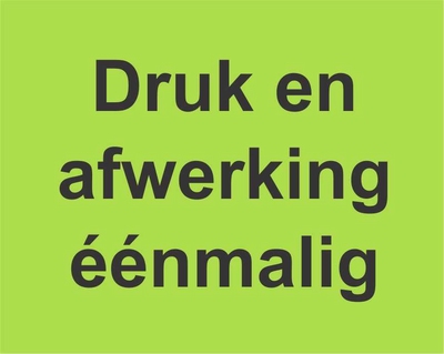 Druk & Afwerking Eénmalig, bij Bestelling Geboortekaarten