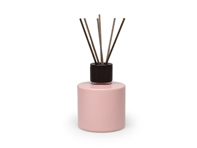 Ronde Glazen 200 ml Fles Magnolia - Donkere Hout Top en 6 st