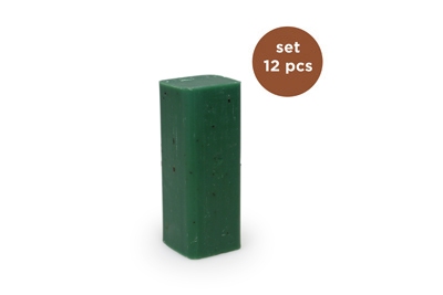 Zeep Bar Mosgroen Scrub (Set van 12 stuks)