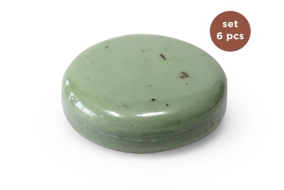 Zeep Rond Eucalyptus Scrub (Set van 6 stuks)