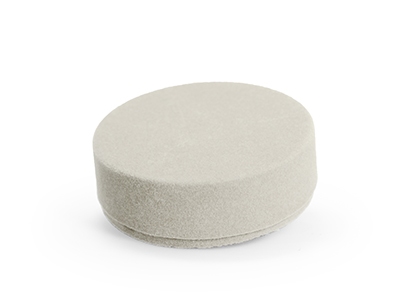 Suède Box Zand Rond (2 sets - 6 stuks/set)