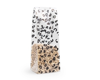 PET Hoog Zakje Luipaard Print (Leeg - 2 sets - 12 stuks/set)