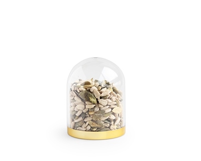 Plastic Globe Gouden Bodem Ø 5 cm (24 stuks)