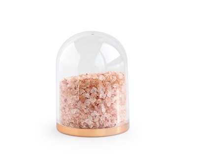 Plastic Globe Rose Gouden Bodem Ø 6,5 cm (24 stuks)