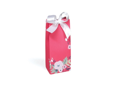 Betty Wit Bloem Laag Tasje (24 stuks)