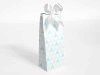 Natural Plus Mint Driehoek Patroon Hoog Tasje (24 stuks)