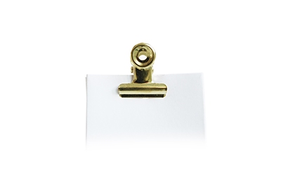 Retro Poster Mini Clip Goud (12 stuks/set)
