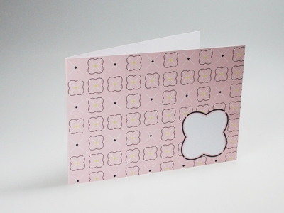 Appel Pom Roze Alice Geboortekaart