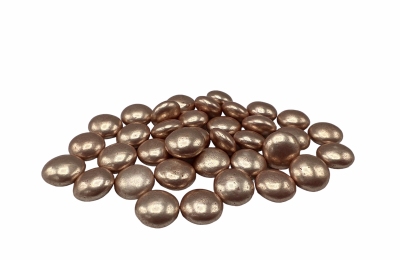 Lentilles Mini Confetti Metallic Rosé Goud - 1 kg