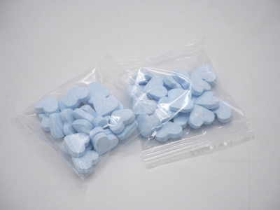 Dextrose Hartjes Blauw 20 gram (15 stuks)