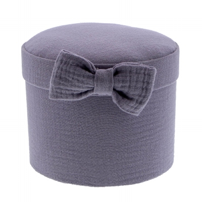 Tetra Ronde Doos met Strik GM Lavendel 815 (2 stuks)