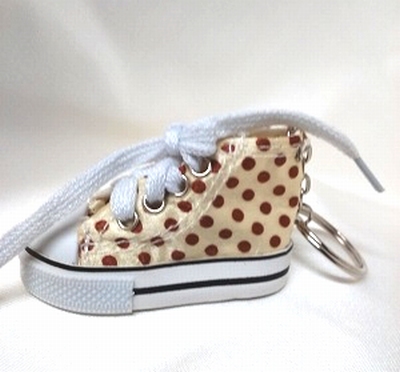 All Star ecru met bruine bollen